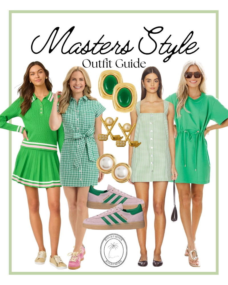 Shop these last minute styles for the Masters!! Whether you want to look casual or dress up a little - there's something for everyone!


Masters, outfit ideas, outfit guide, Masters outfit, style, green dress, Lily Pulitzer, casual dress, Revolve, Tuckernuck, grandmillenial style, matching set, adidas sambas, gold earrings 

 #LTKmomlife #LTKActive