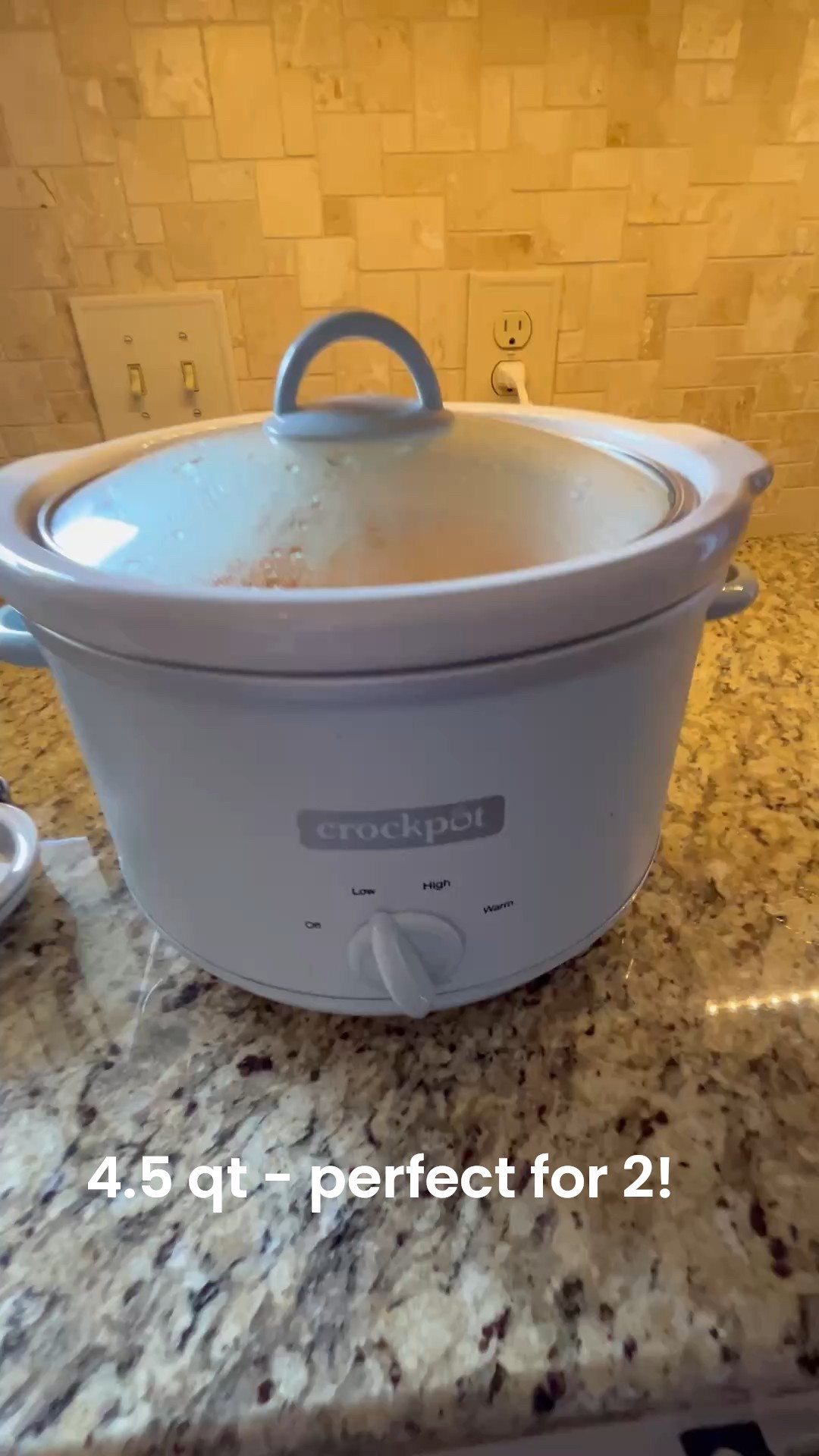 Going from cooking for a family of 4 to just my husband and I was a bit of a shift. I love my smaller CrockPot slow cooker for our weekend meals. Enough for both of us and some leftovers. Also takes up less space and there are always beautiful color options.

#LTKFamily #LTKHome