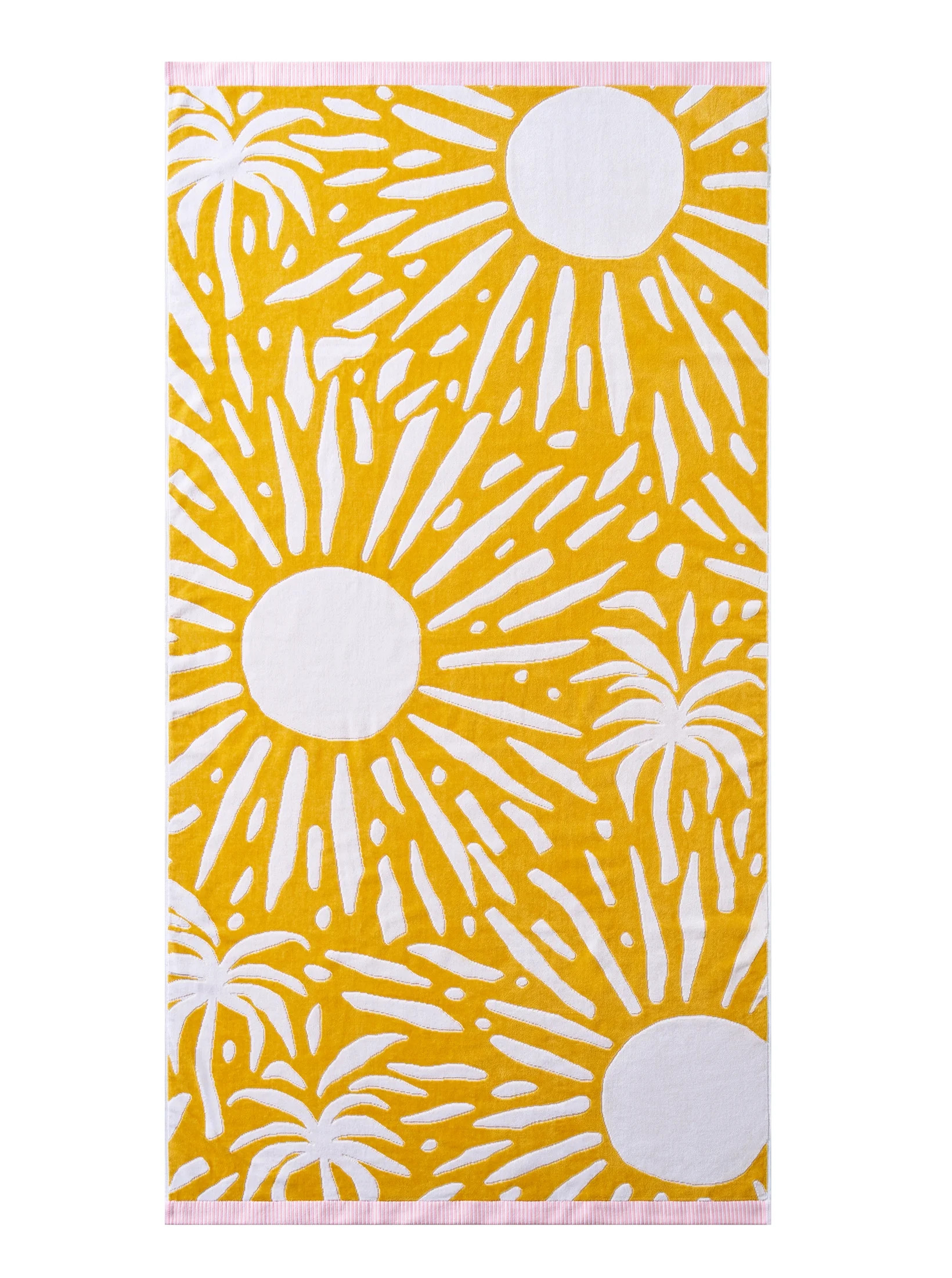 Better Homes & Gardens Cotton-Blend Beach Towel, 72 x 38 in, Sunburst | Walmart (US)