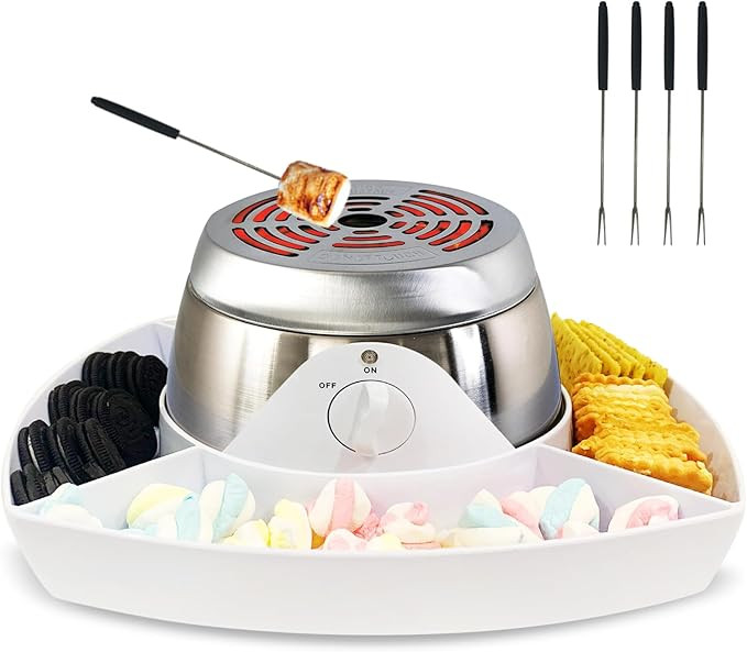 Smores Maker Tabletop Indoor Kit Smores Kit Indoor Smore Maker Tabletop Smores Maker Flameless El... | Amazon (US)