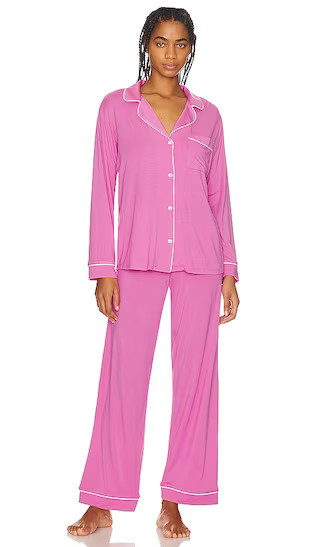 eberjey Gisele Modal Long Pj Set in Pink. - size S | Revolve Clothing (Global)