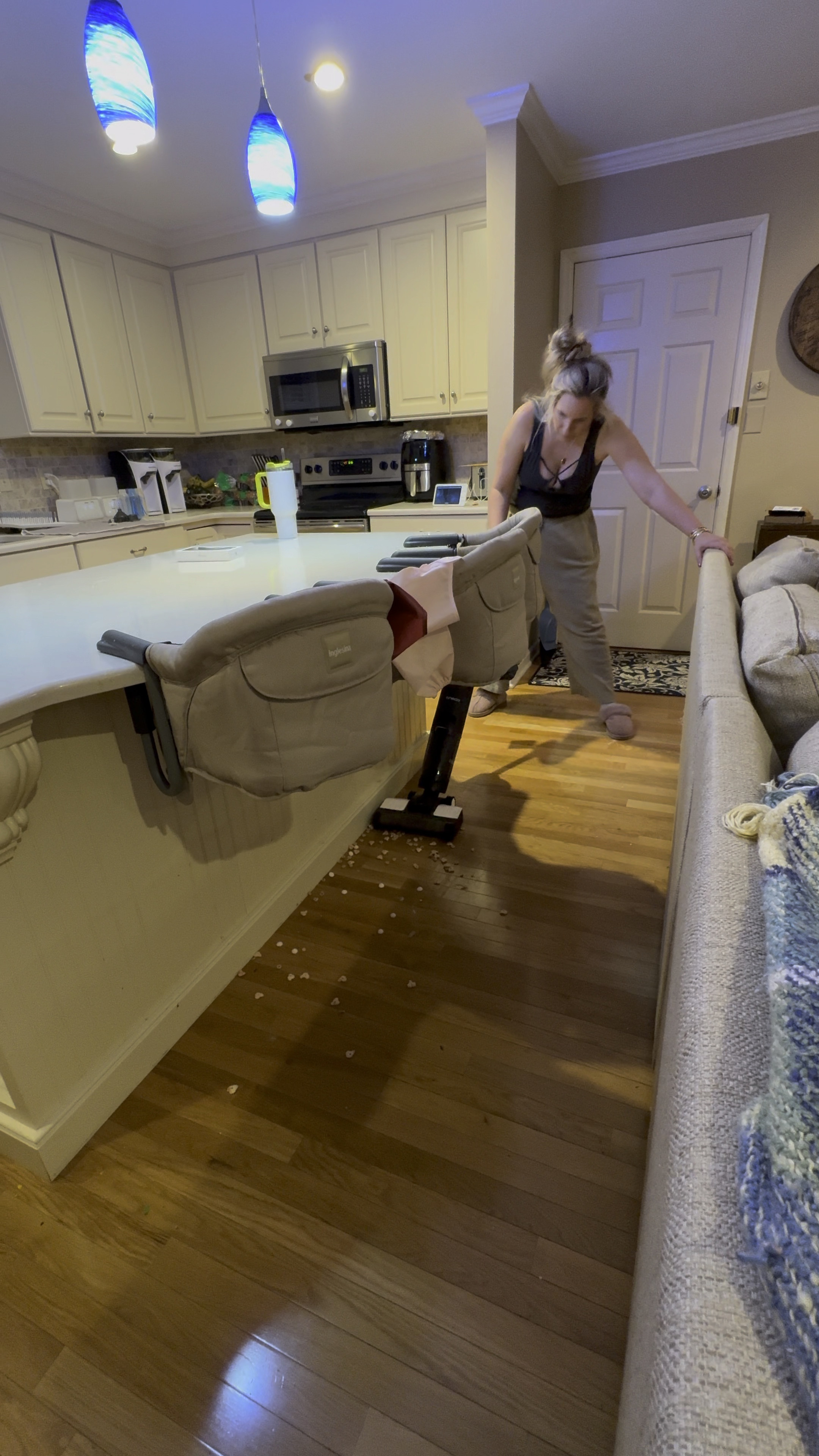 No need for words- if you've got kids, you need this wet/dry mop. I use my Tineco DAILY, sometimes more than once  