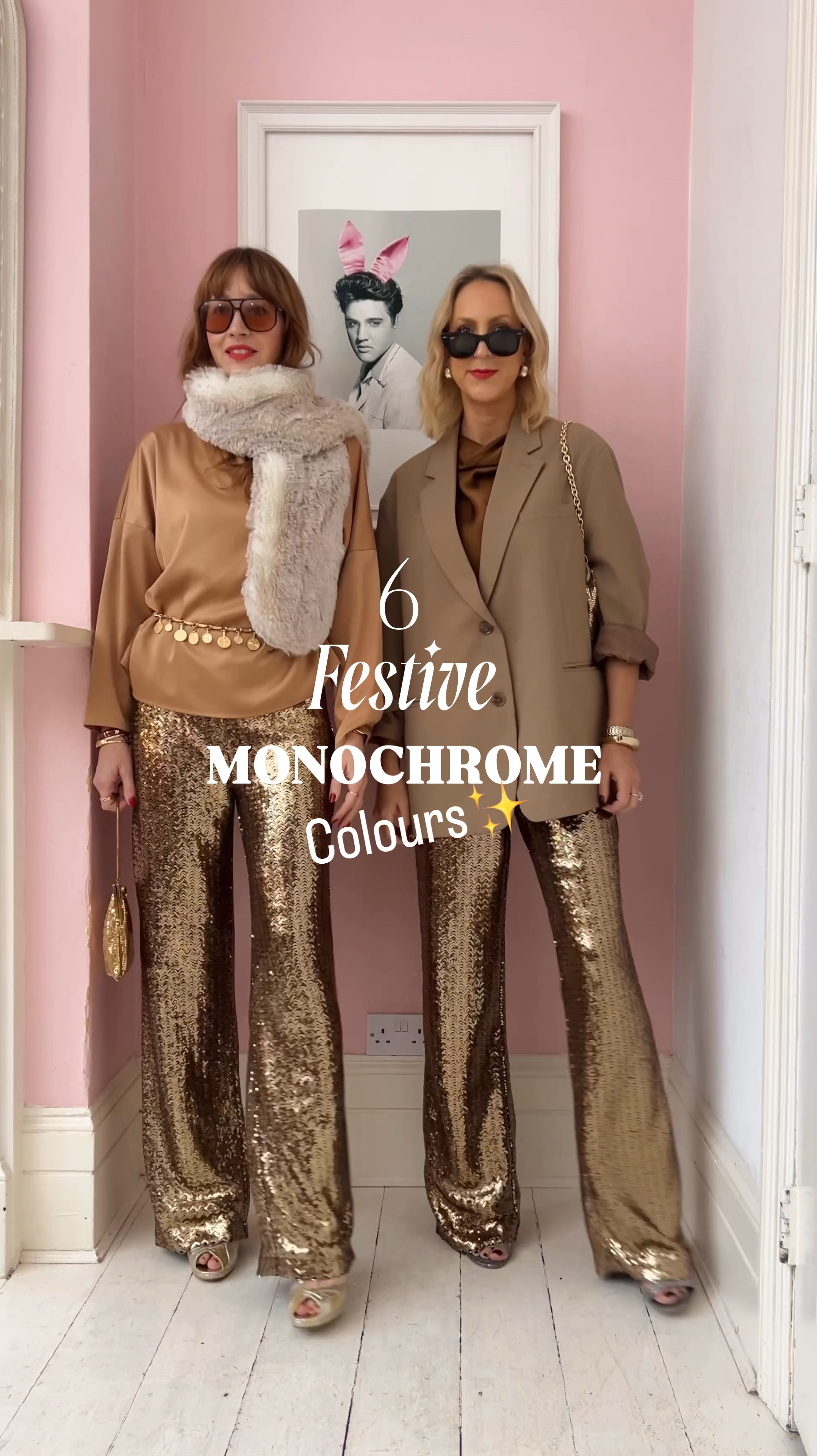 Festive Monochrome outfits ideas - the gold Sezane trousers are our favourites! 

#LTKfestive #LTKwinter #LTKeurope