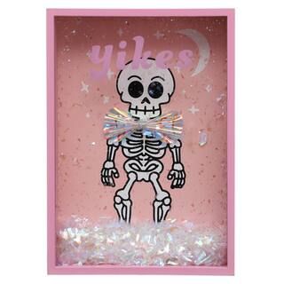 8" Pink Skeleton Block Sign by Ashland® | Michaels | Michaels Stores