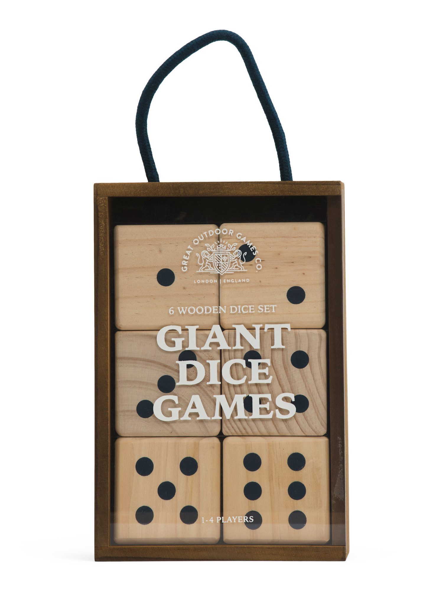 Outdoor Classic Dice Wood Box Game Set | TJ Maxx