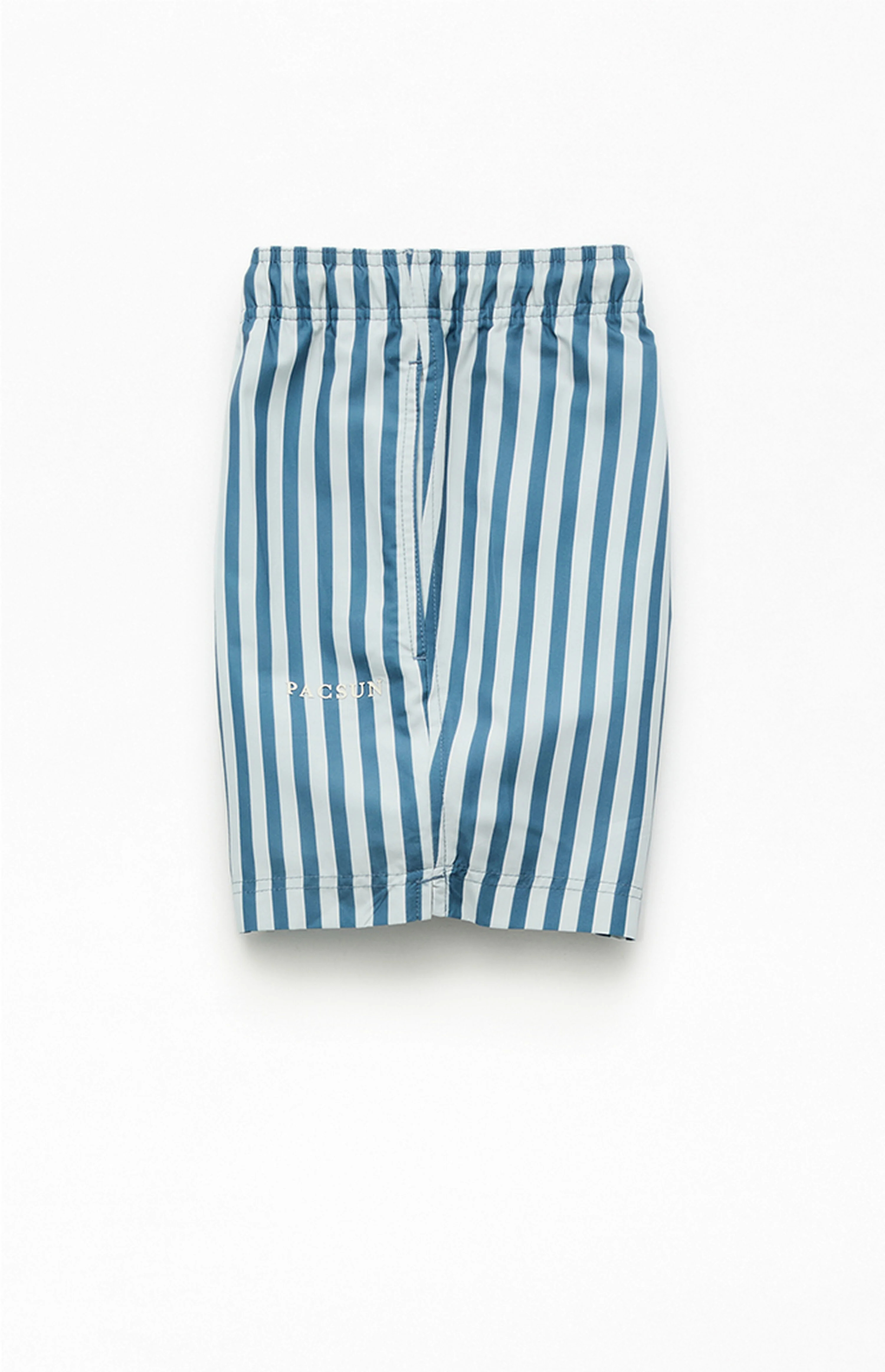 Pacsun Striped Yacht 4.5" Swim Trunks | PacSun