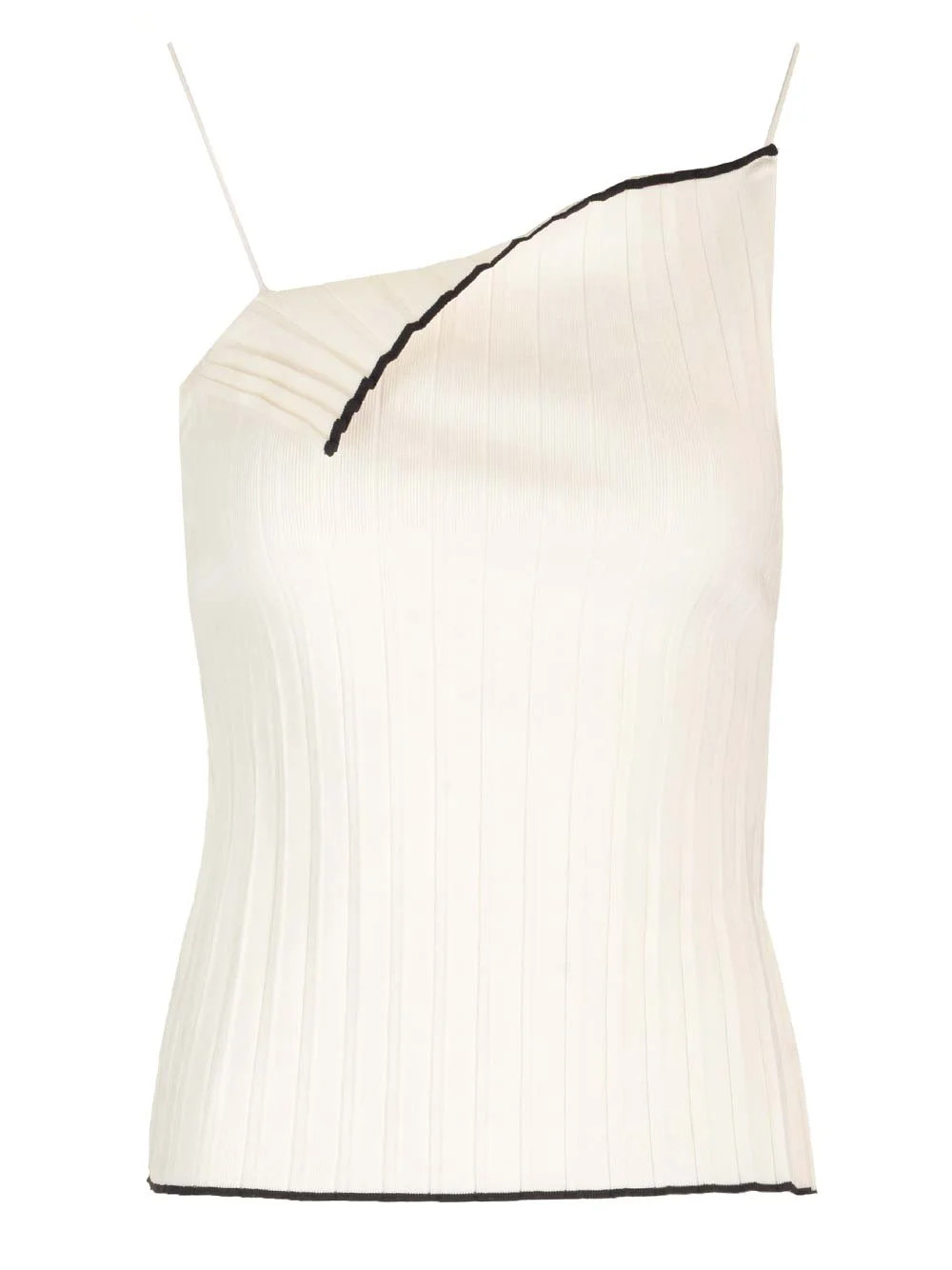 Jacquemus Asymmetric Strapped Top | Cettire Global