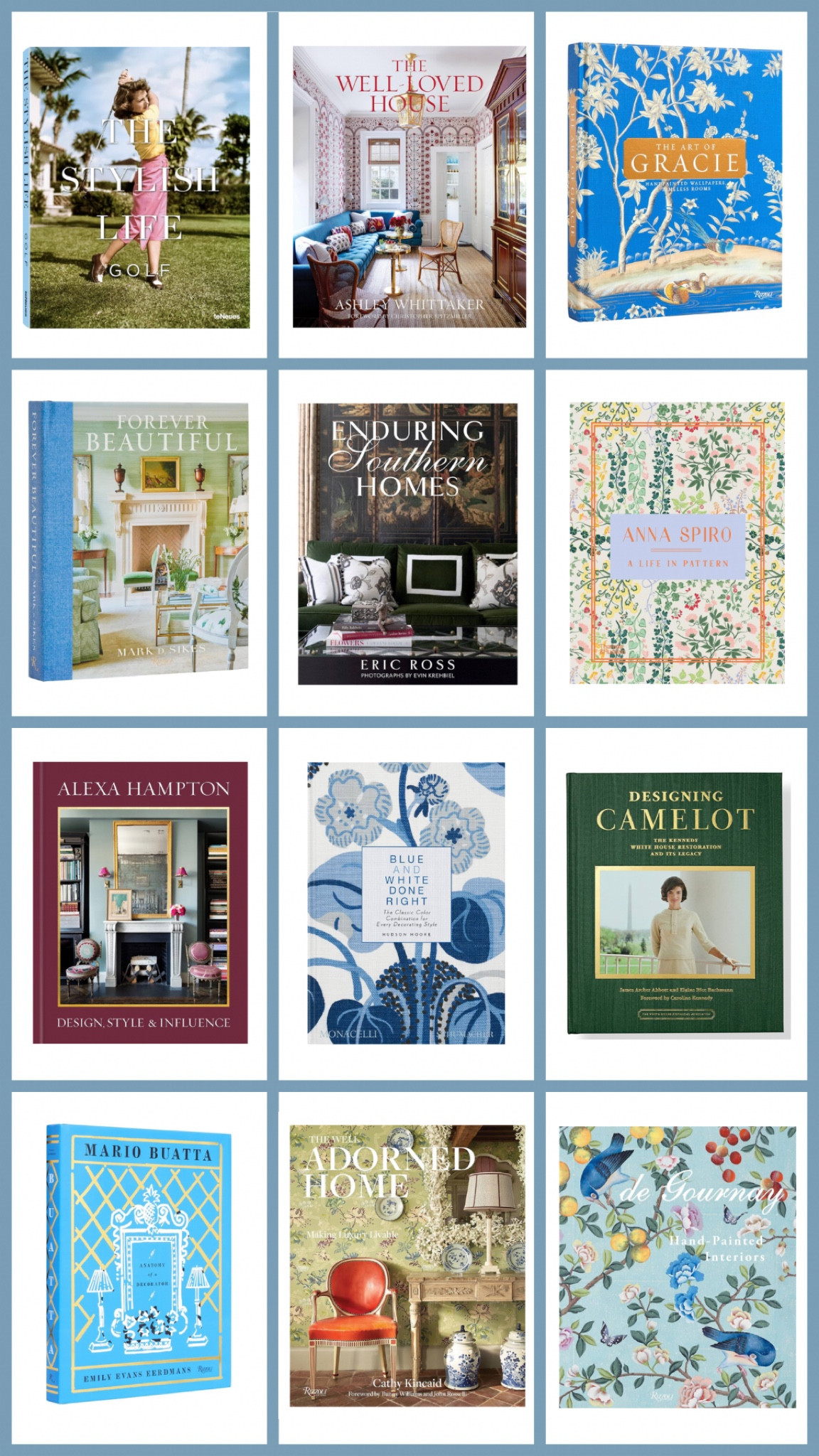 Coffee table books for the traditional interior design lover!


Decorating books, interior design books, interior design, grandmillenial, grandmillenial book, traditional interiors, interiors, gifts for her, gifts for mom, gifts for grandma, gifts for sisters, gifts for friends, gifts under 25, gifts under 50, home decor, home gifts

#LTKHome #LTKGiftGuide #LTKFindsUnder50