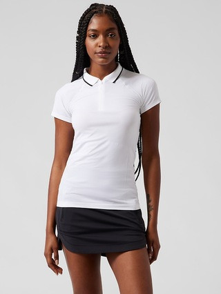 Momentum Polo Tee | Athleta