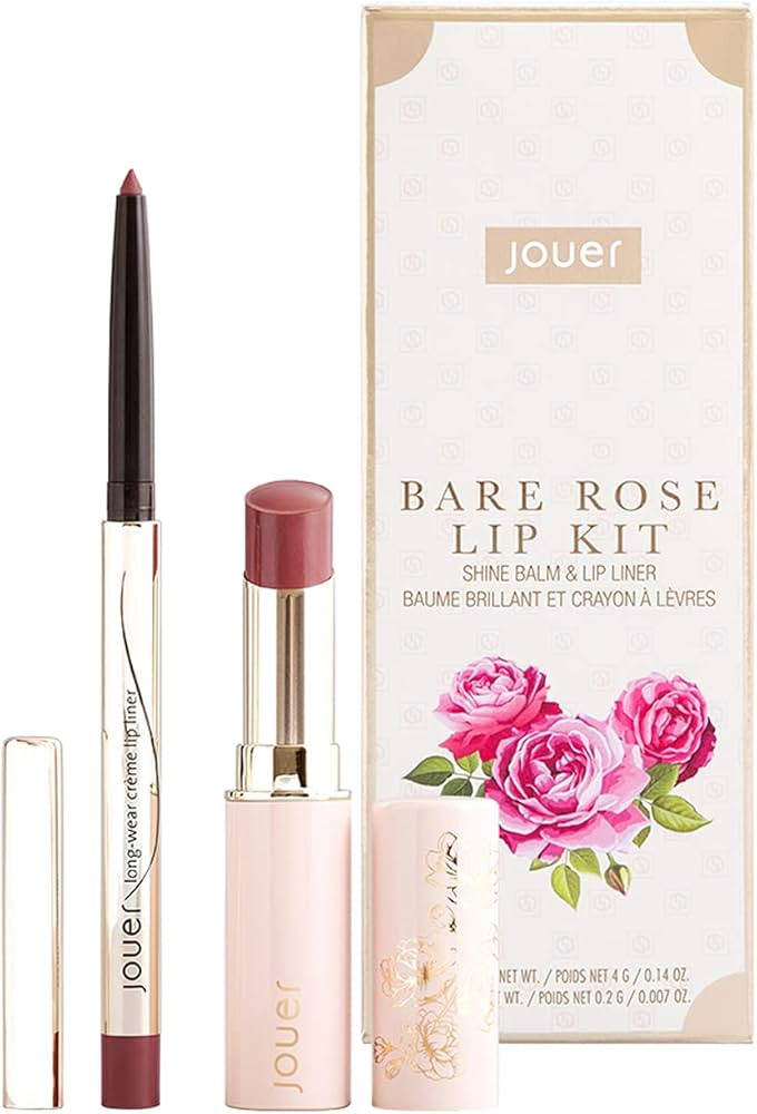 Jouer Essential Lip Enhancer Shine Balm - Enhancing Tinted Lip Balm - Moisturize, Plump, & Nouris... | Amazon (US)