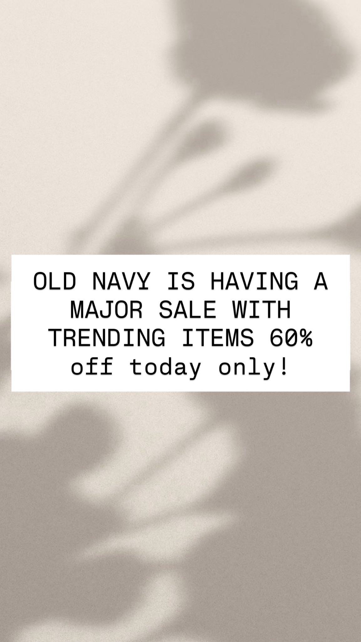 60% off today only 

#LTKdayinmylife #LTKSaleAlert #LTKootd