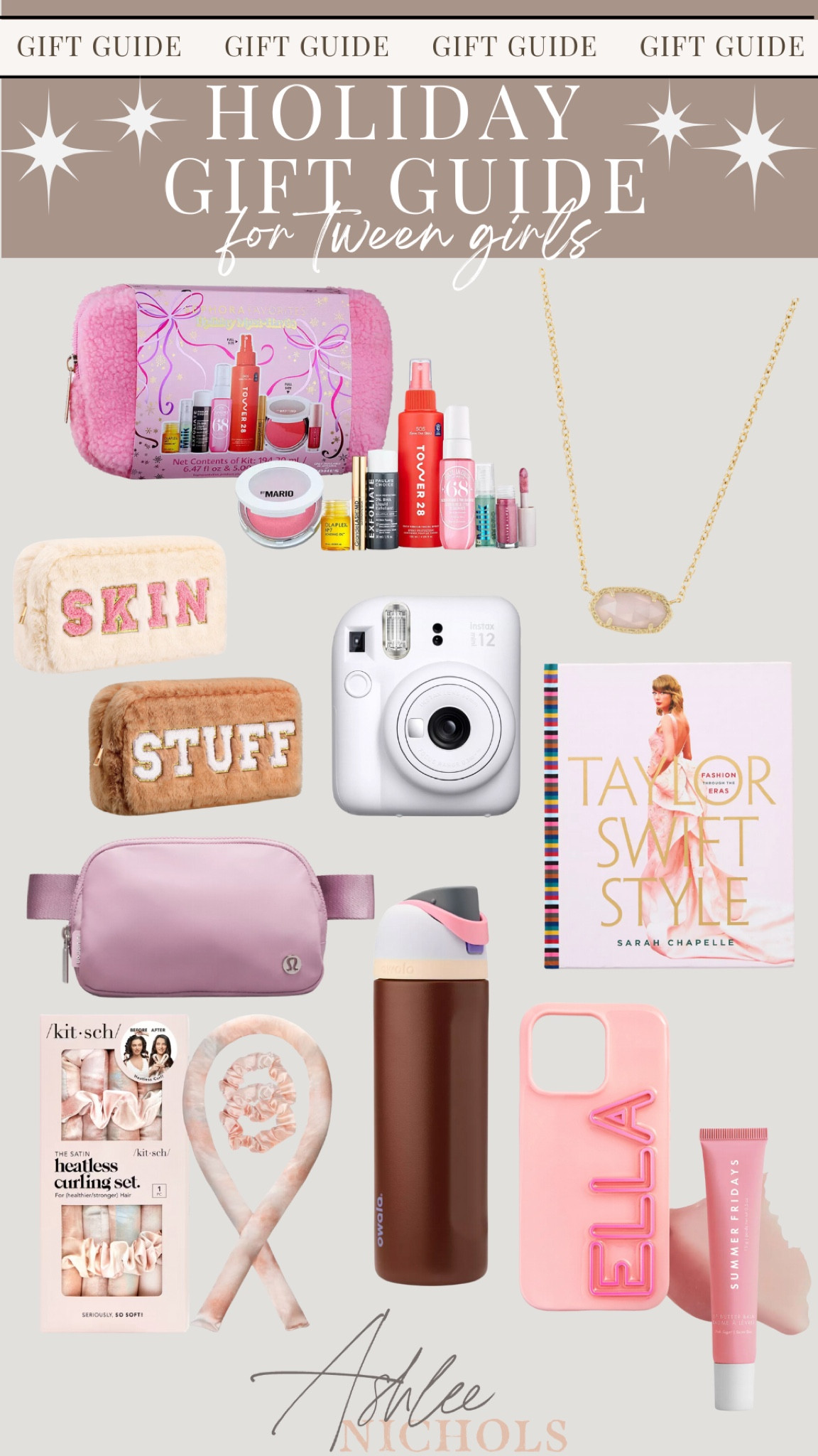 Tween girl holiday gift guide 


Gifts for her, teen gifts, stocking stuffers, makeup holiday set, Taylor swift book

#LTKGiftGuide #LTKHoliday #LTKStyleTip