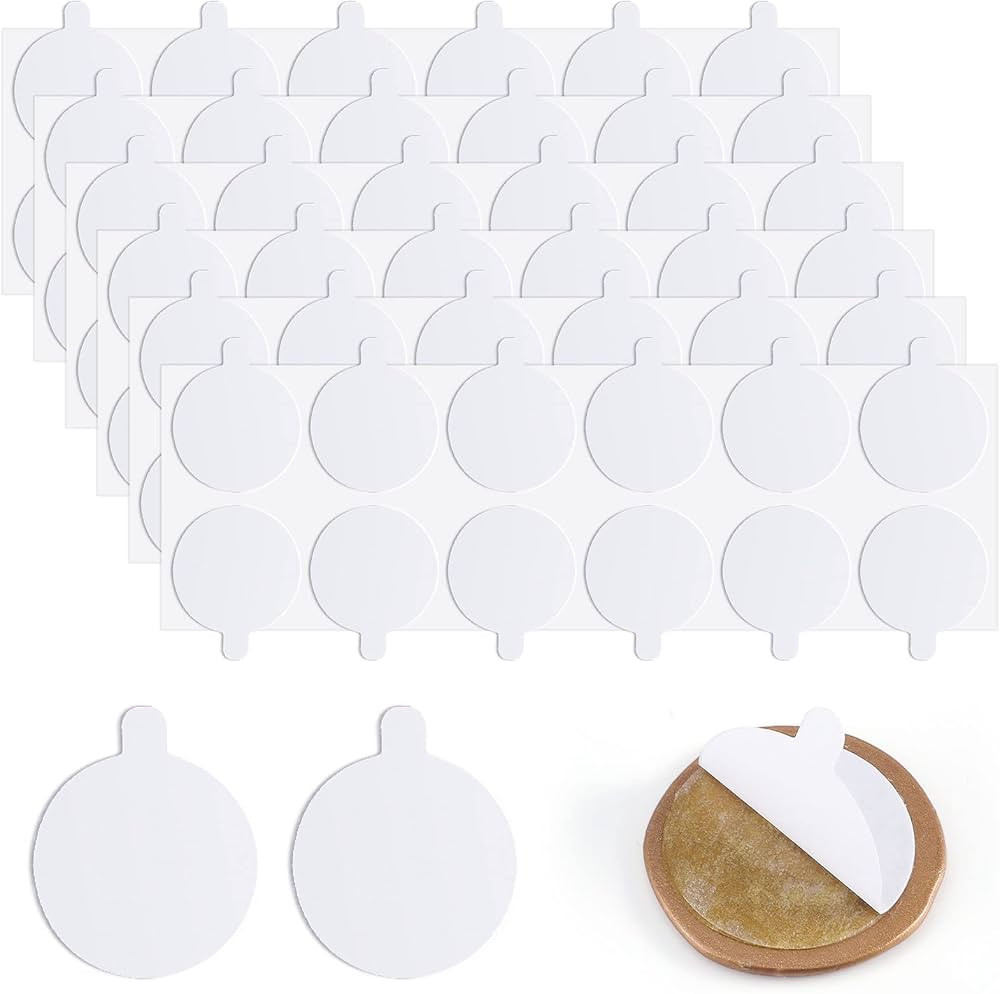 360 PCS Double Sided Adhesive Wax Seal Stickers Removable Sticky Tack Putty for Wax Seal Stickers... | Amazon (US)