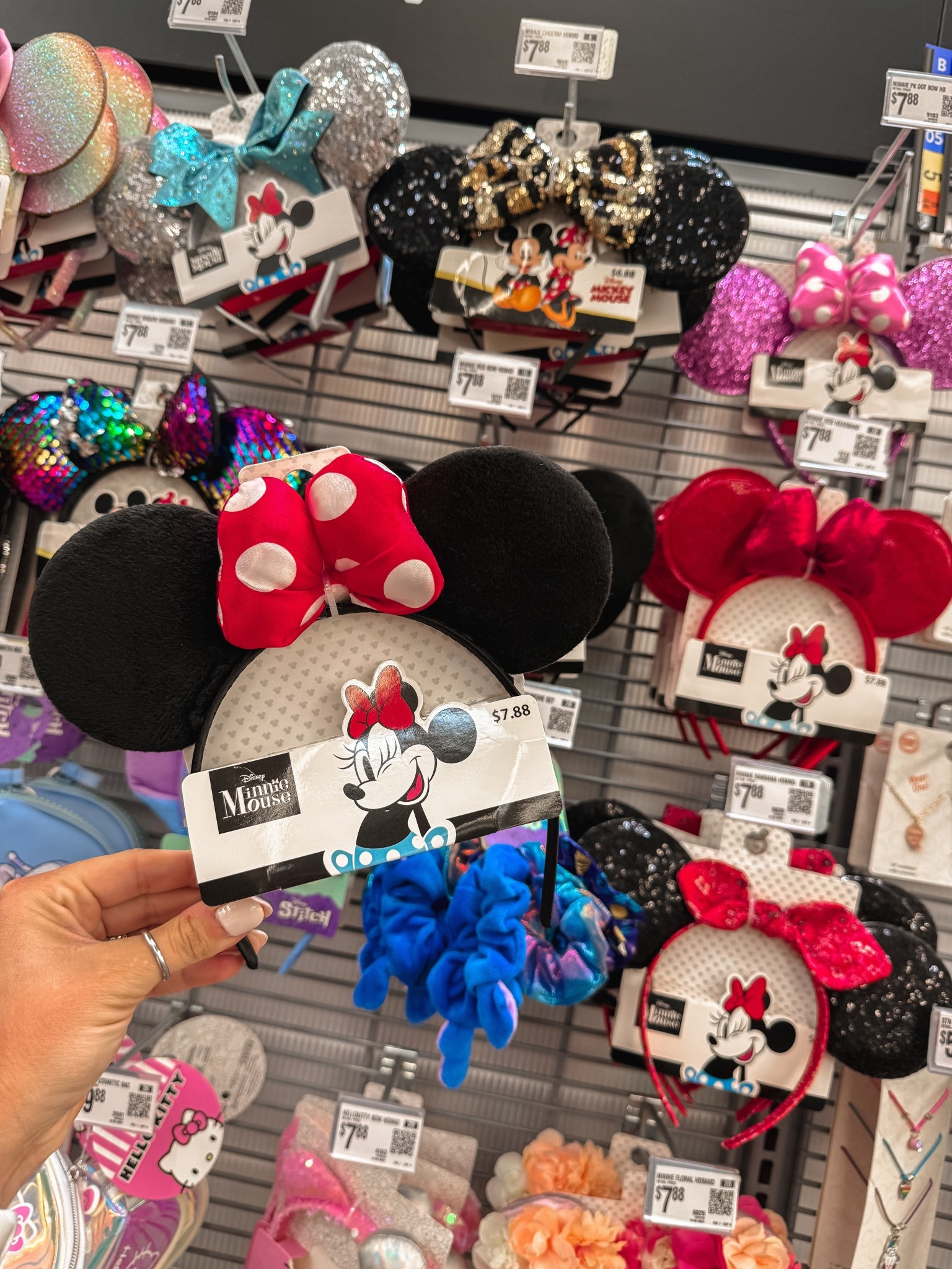 So many Minnie Mouse ears in store at Walmart! Had to stock up for our upcoming Disney trip 

#LTKFamily #LTKStyleTip