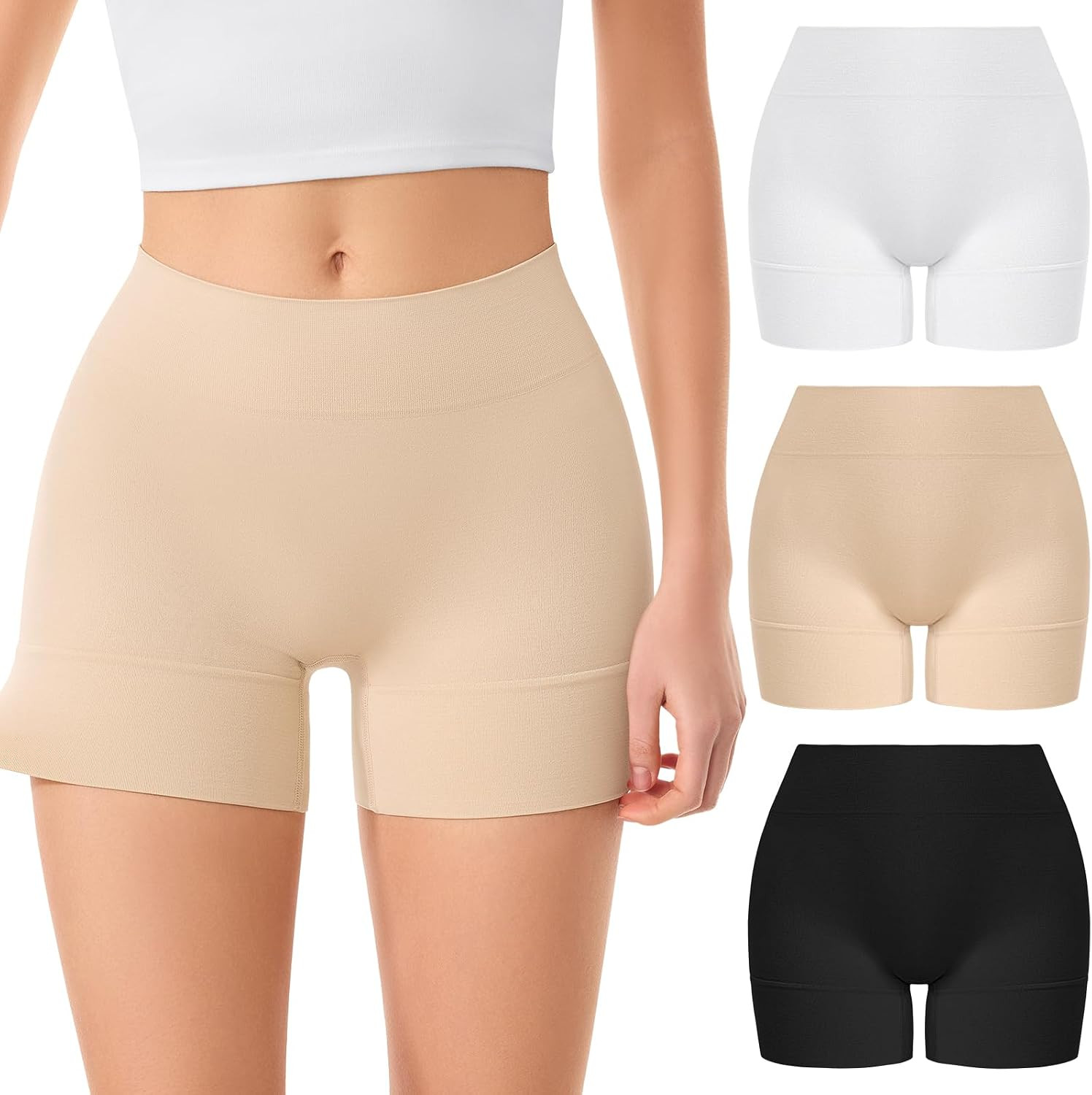 Slip Shorts for Under Dresses Women Anti Chafing Seamless | Amazon (US)