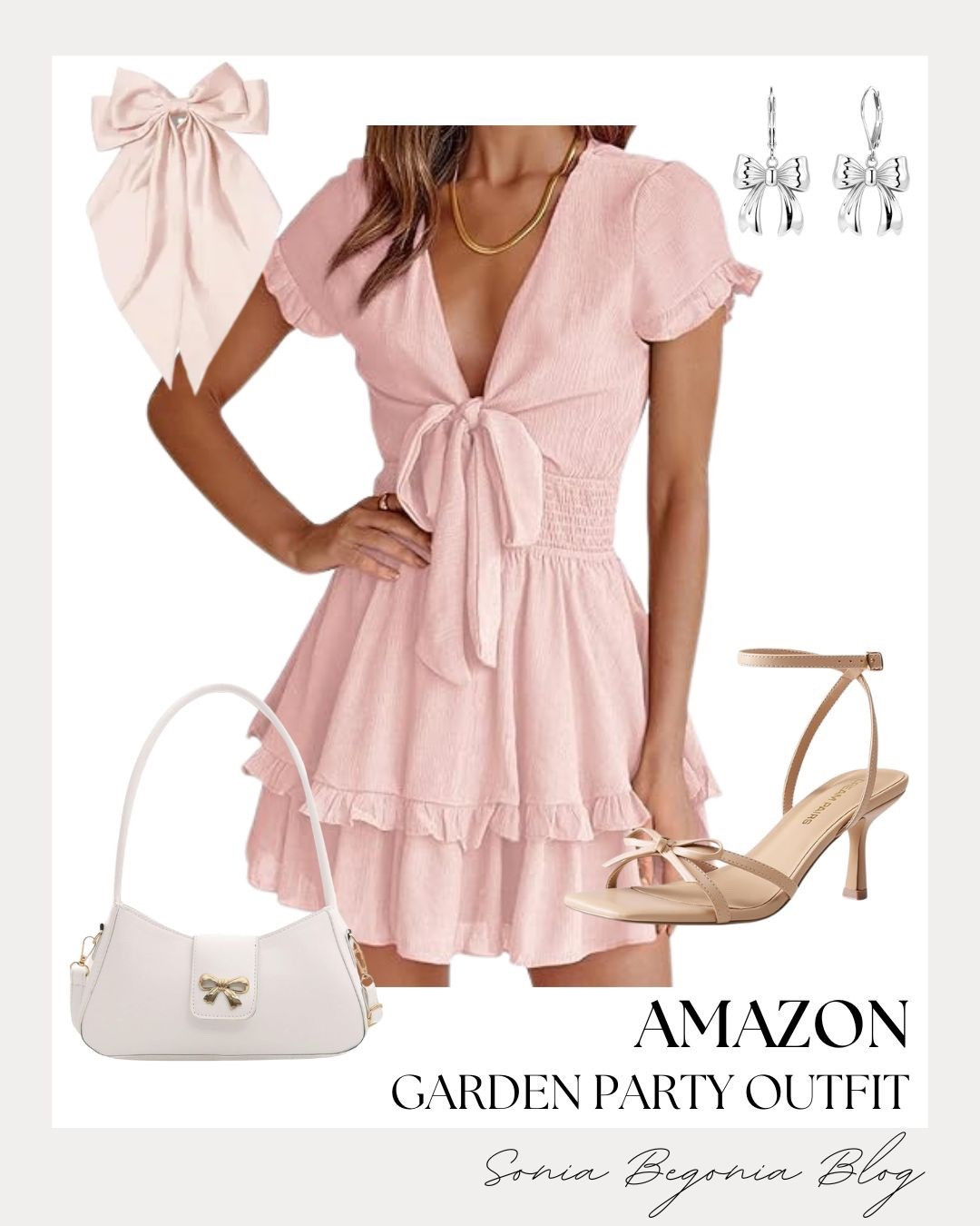 I am swooning over this pink ruffled mini for spring! The bow details on the bag and heels add such a feminine touch, making it the ultimate outfit for a sunny garden party or brunch. 🌸🎀

It’s lightweight, flirty, and perfectly accessorized for those upcoming warm-weather events. I can't get enough of this romantic aesthetic!

#AmazonFashion #GardenParty #SpringStyle #Coquette

#LTKWedding #LTKootd #LTKSeasonal