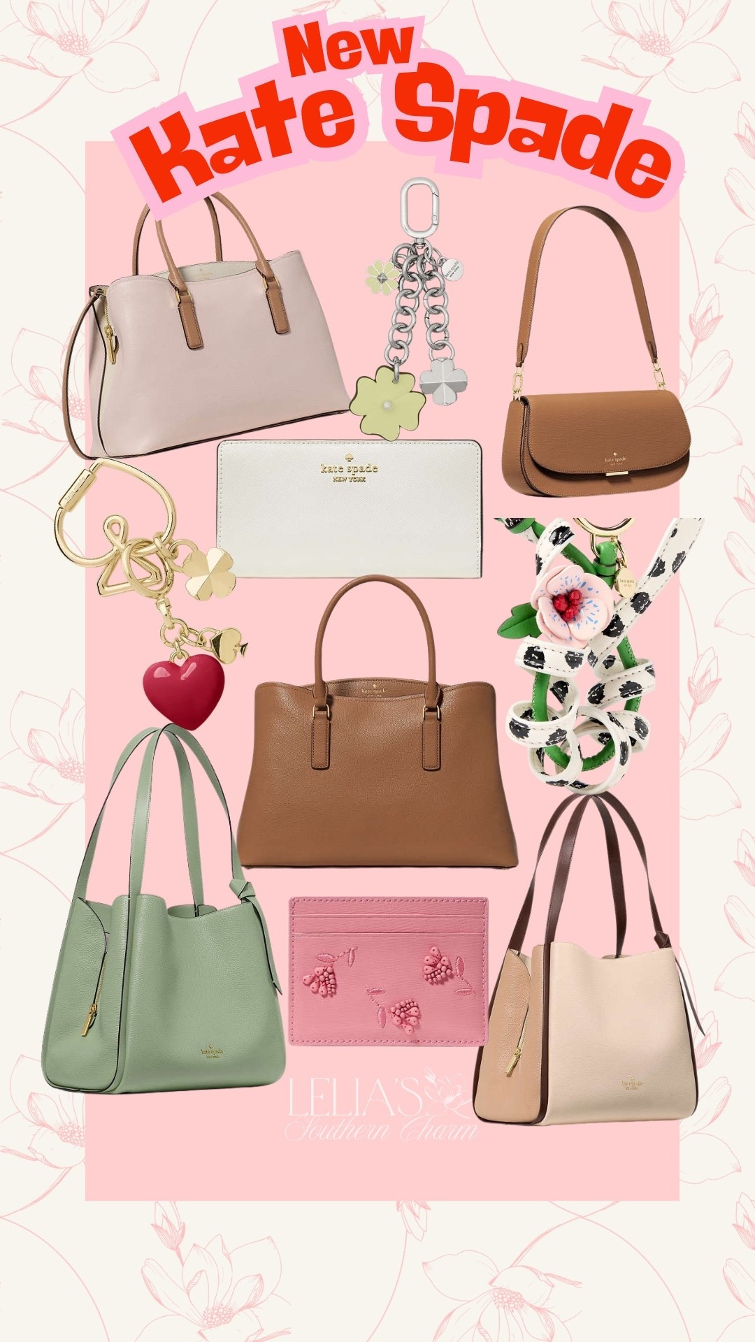 Rounded up some Kate Spade ♠️ handbags and bag charms all under $150 just in time for a Spring refresh 👜👛🌸

#LTKgrwm #LTKWorkwear #LTKTravel