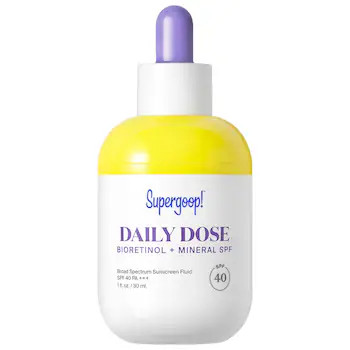 Daily Dose Bioretinol + Mineral SPF 40 with Bakuchiol - Supergoop! | Sephora | Sephora (US)