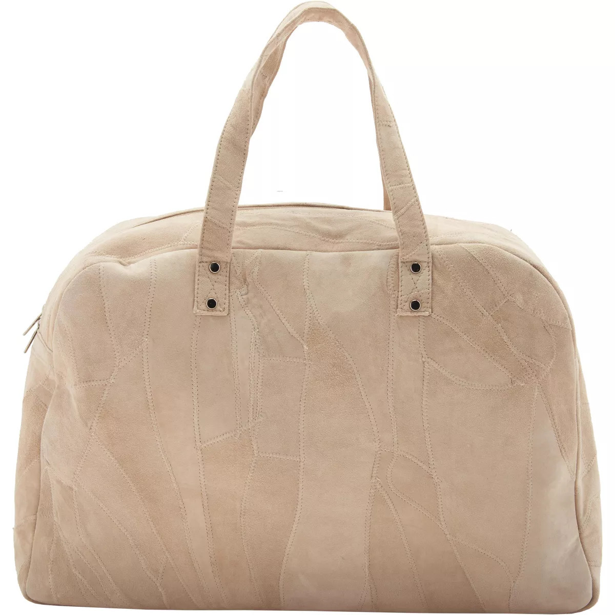 Mina Victory Handbags & Crossbody Leather Weekender 19" x 6" x 14" Purse Bag | Target