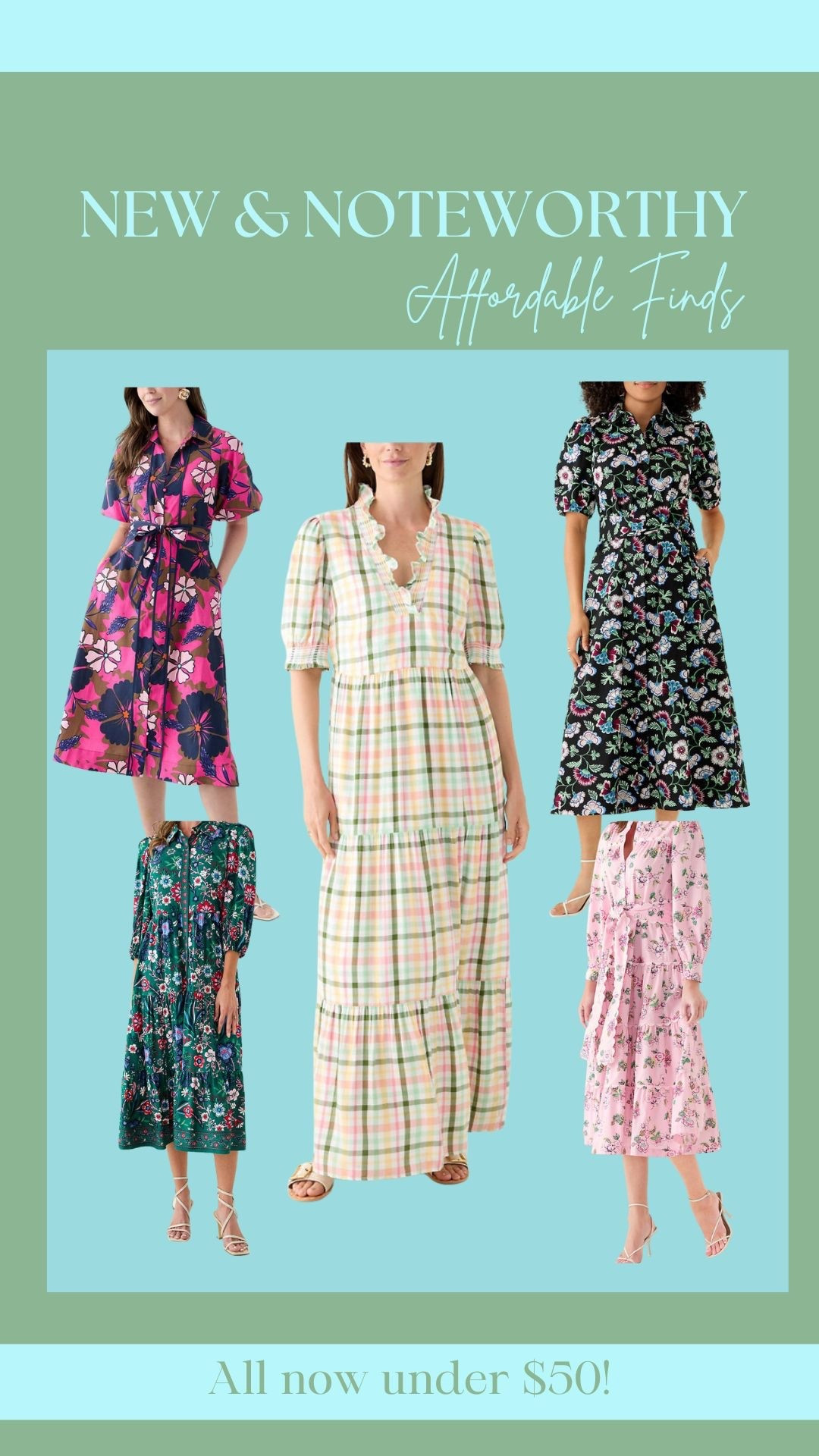 The perfect pep in your step with color and florals for spring! 

We love an affordable classic and preppy find and these new arrivals from Belk are perfection! From date night, workwear, Sunday best and more!

Typically I do my true XL for anything with a belted waist and for the maxi versions size L I’m 5’6” for reference! 

#crownandivy #spring #springwardrobe #momstyle #affordablefinds #floral #color #prints #belk #springdress

#LTKmomlife #LTKFindsUnder50 #LTKSaleAlert