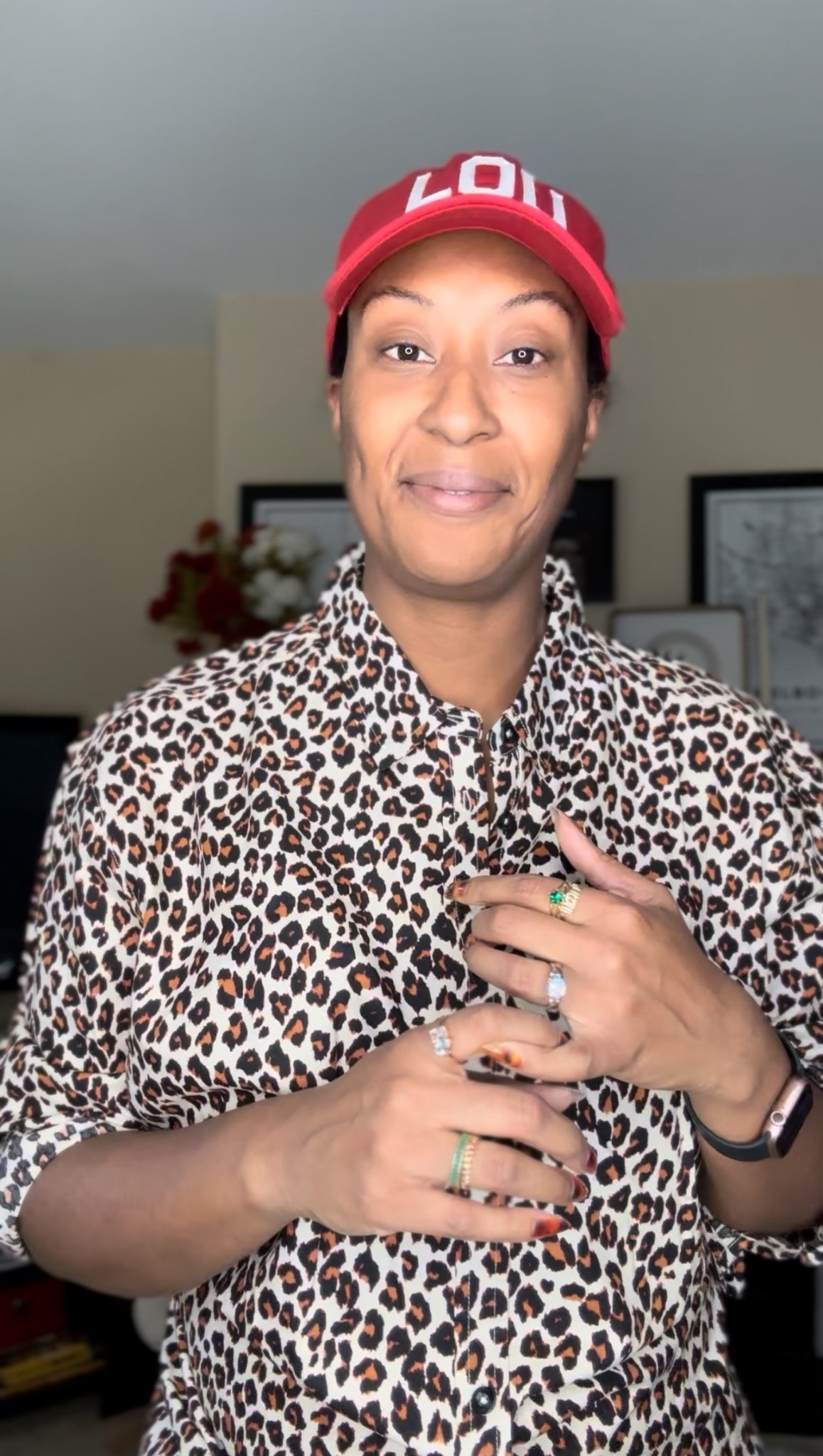 Cheetah print | ring | button up | nails 

#LTKBeauty #LTKFindsUnder100 #LTKOver40