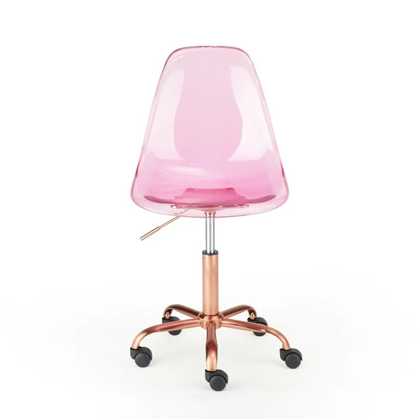 Mainstays Acrylic Rolling Office Chair, Purple | Walmart (US)