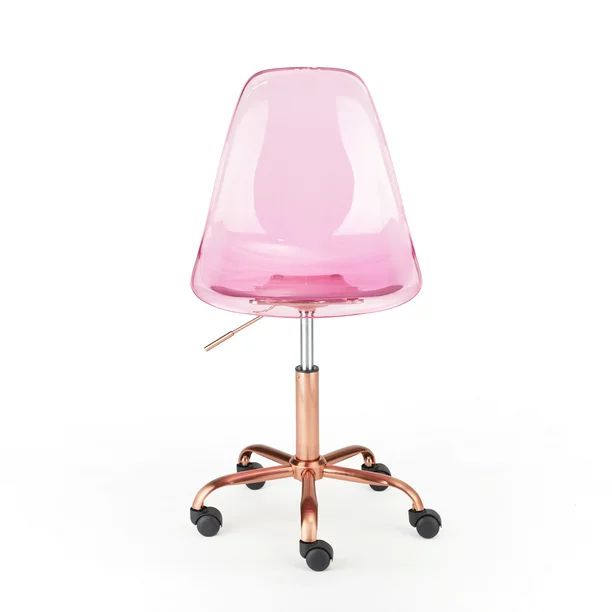 Mainstays Acrylic Rolling Office Chair, Purple | Walmart (US)