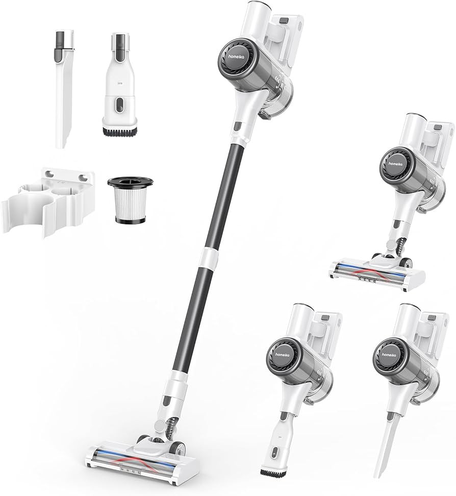 Homeika Cordless Vacuum Cleaner, 28Kpa Powerful Suction, 380W Strong Brushless Motor with 8 in 1 ... | Amazon (US)
