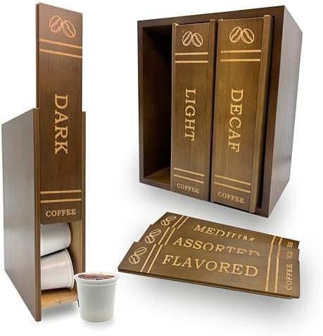The Coffee Pod Library | Elegant Countertop Organizer & Display for Coffee Lovers | Compatible wi... | Amazon (US)