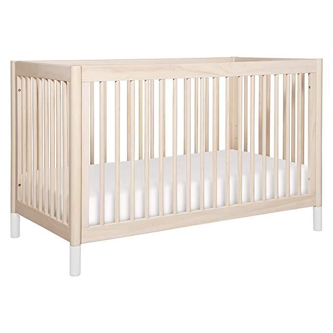 Babyletto Gelato 4-in-1 Convertible Crib with Toddler Bed Conversion in Washed Natural and White,... | Amazon (US)