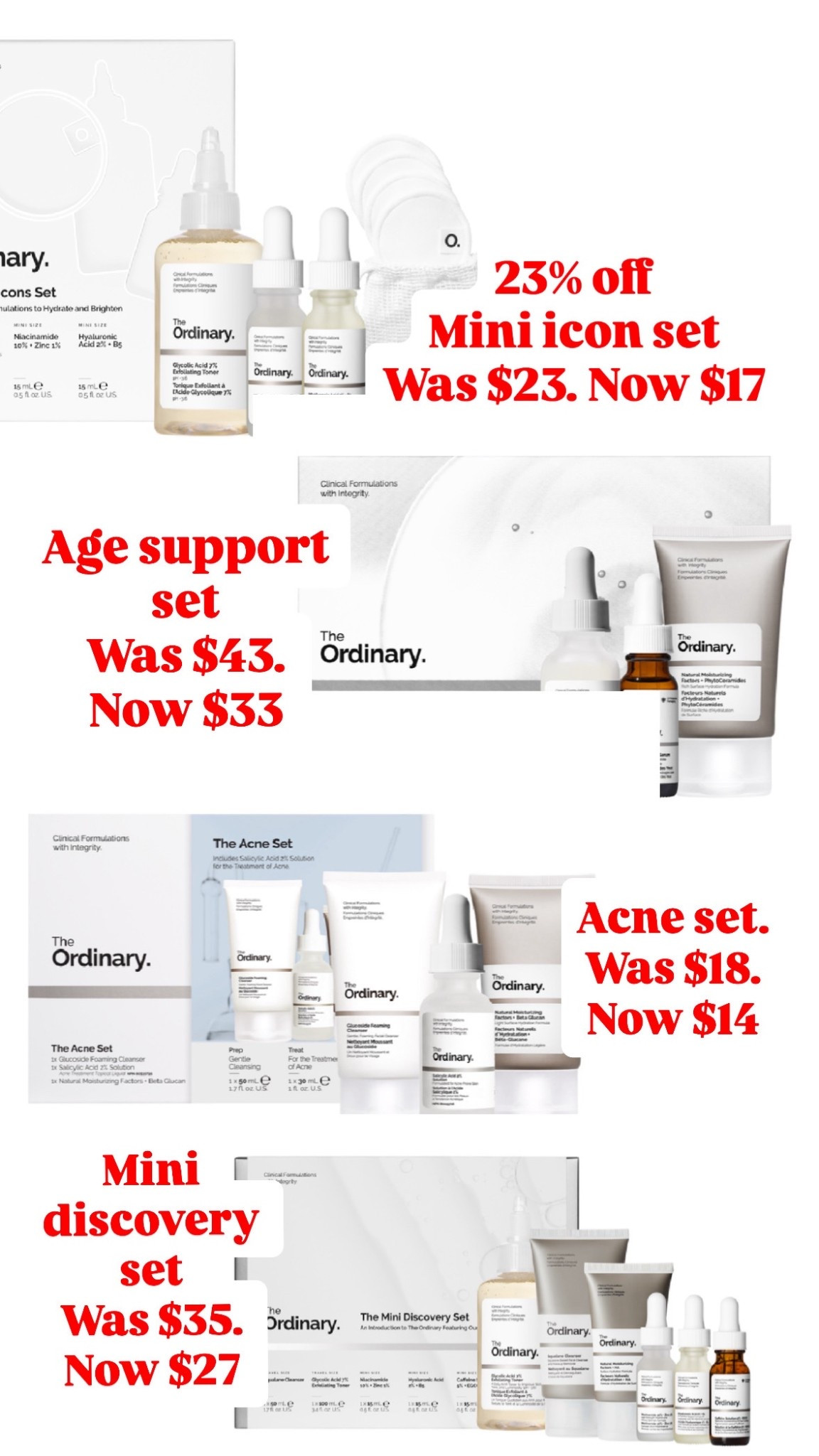 Ordinary sale 23% off. Affordable and great skin care  

#LTKcanada #LTKbeauty #LTKsale