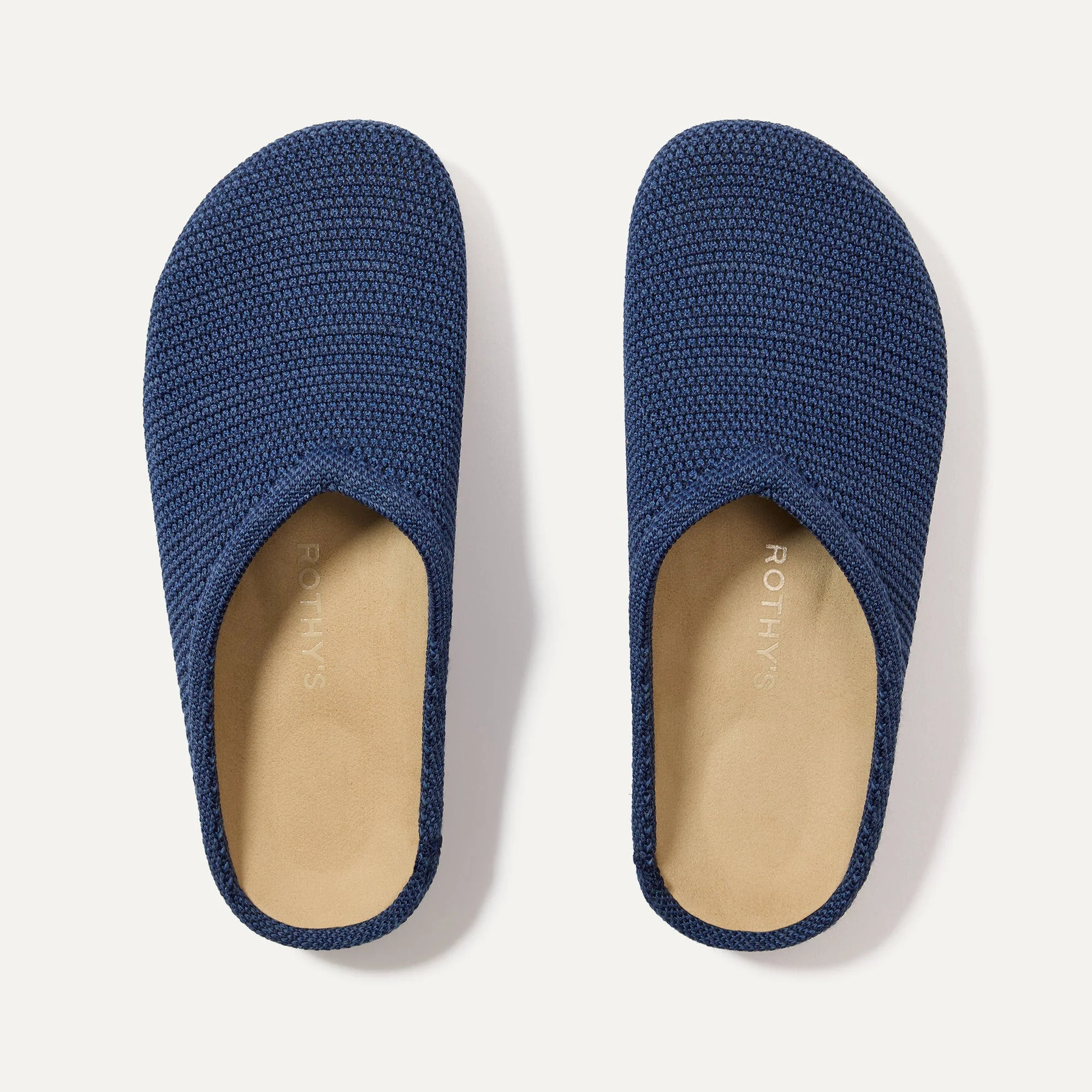 The Casual Clog in Blue Raffia-Knit | Rothy's | Rothy's