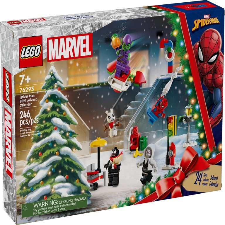 LEGO Marvel Spider-Man 2024 Advent Calendar, Marvel Count Down Holiday Gift for Kids, 76293 | Walmart (US)