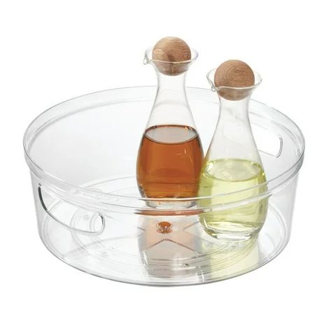 iDesign Crisp Turntable with Handles, Clear | Walmart (US)