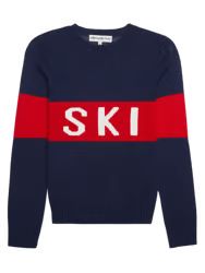 Navy Block SKI Sweater | Verishop