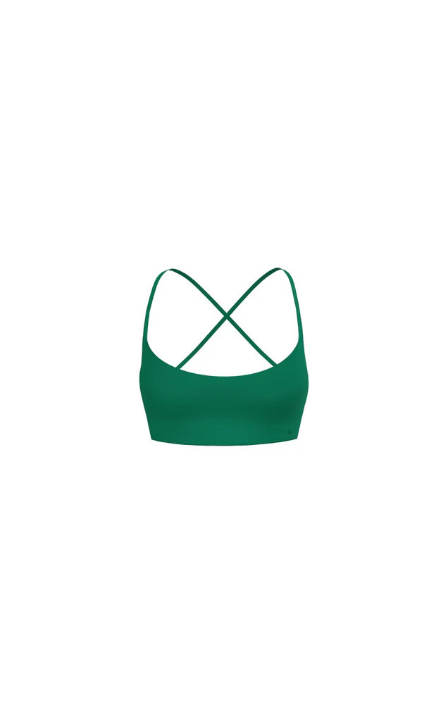 Cloud II™ Strappy Bra - Evergreen | Vitality