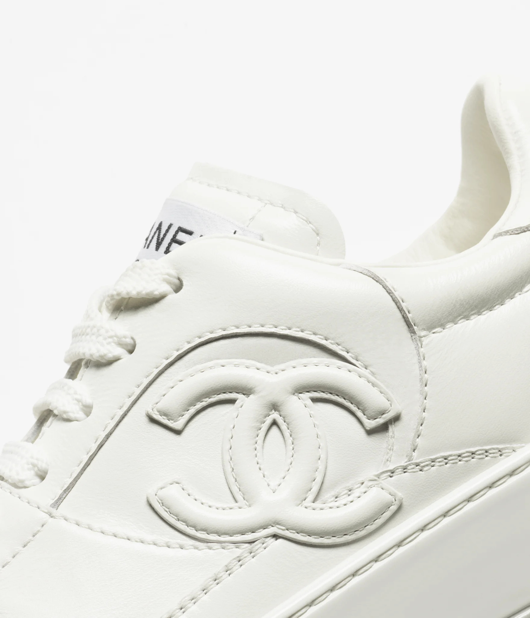 Sneakers - Calfskin, white — Fashion | CHANEL | Chanel, Inc. (US)