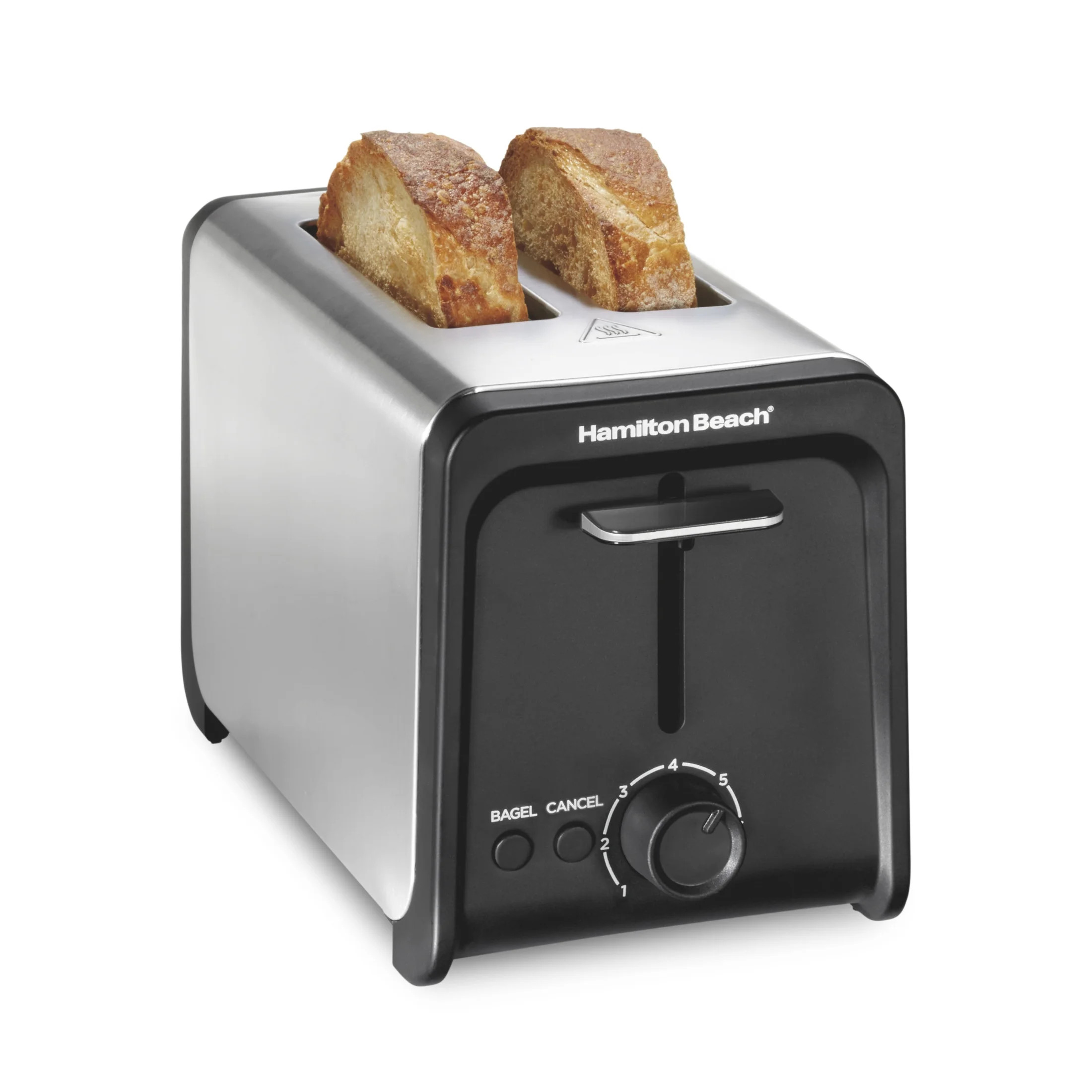 Hamilton Beach 2 Slice Toaster with Wide Slots, Bagel Function, Toast Boost, Stainless Steel | Walmart (US)