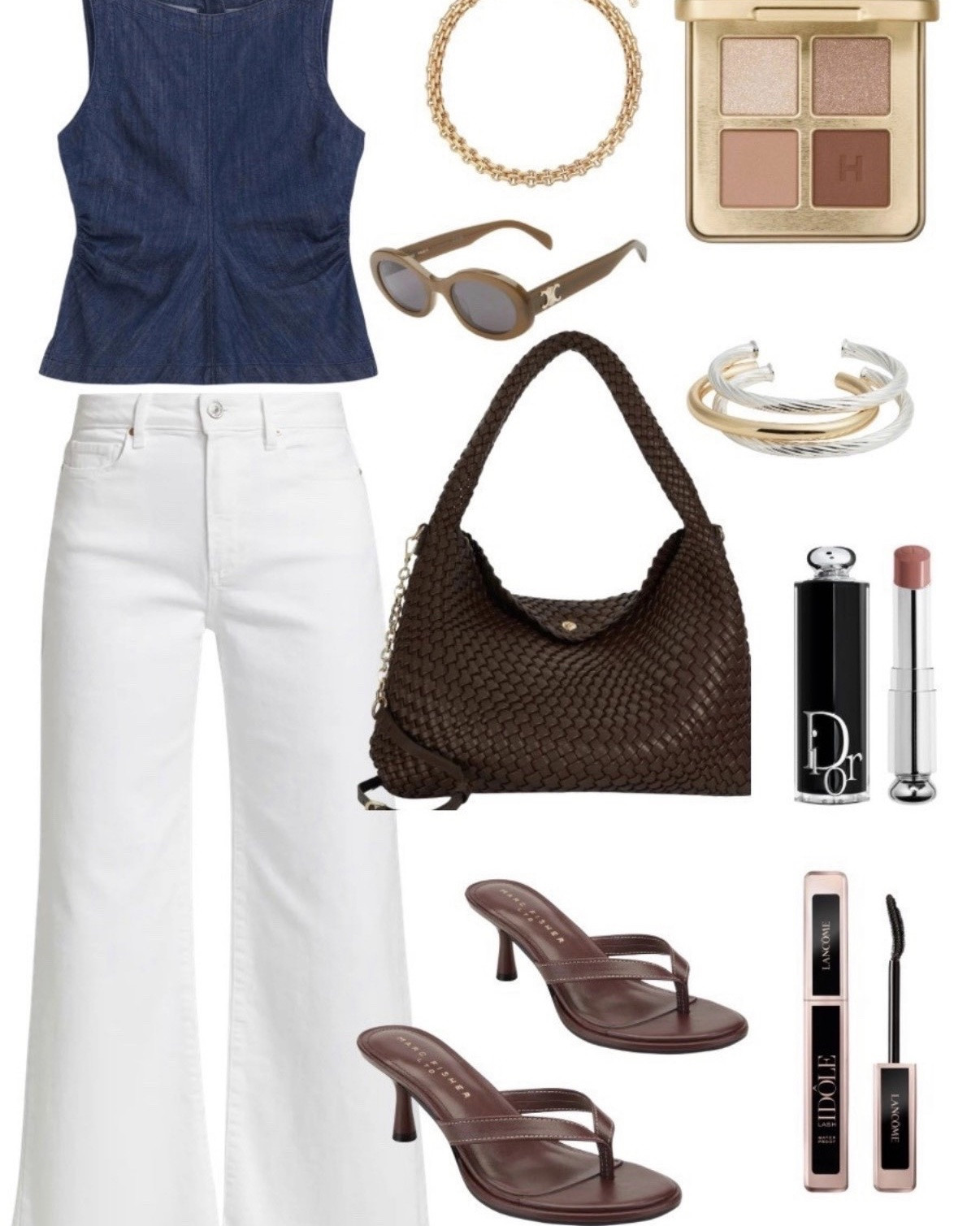 Spring outfit
Denim top
White jeans
Bag
Handbag 
Sandals 

#LTKdayinmylife #LTKSeasonal #LTKgrwm