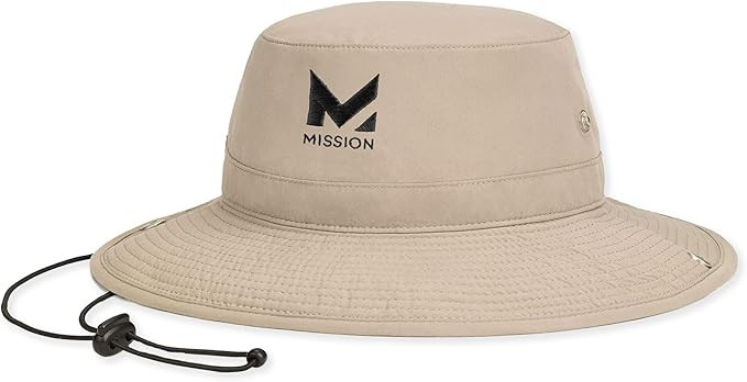 MISSION Cooling Bucket Hat, UPF 50, 3" Wide Brim Sun Hat - Cools When Wet, UPF 50 | Amazon (US)
