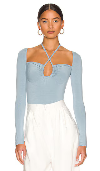 Storme Bodysuit in Dusty Blue | Revolve Clothing (Global)