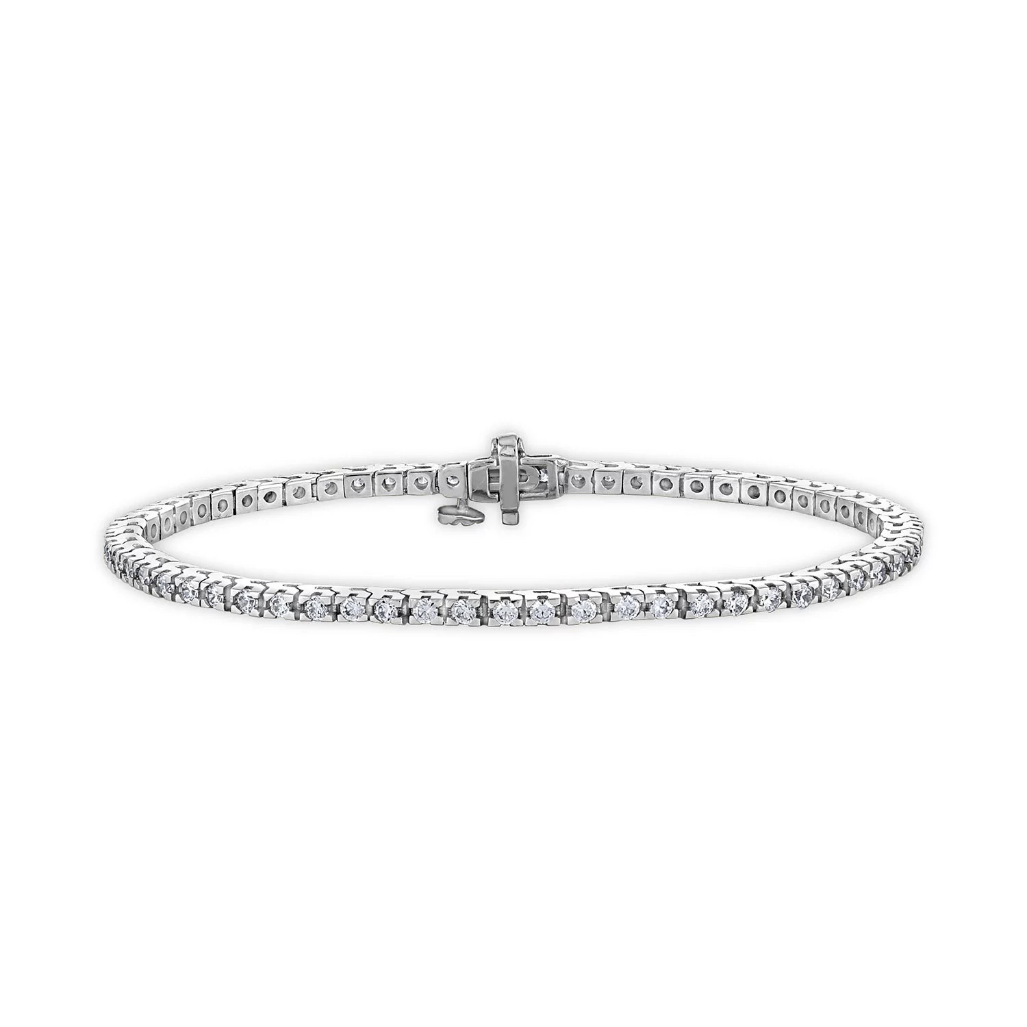 2 CT. T.W. Diamond Tennis Bracelet in 14K Gold (H-I, I1) | Sam's Club