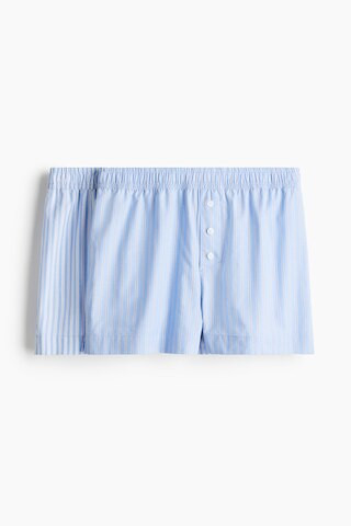 H & M - 2-Pack Cotton Pajama Shorts - Blue | H&M (US + CA)