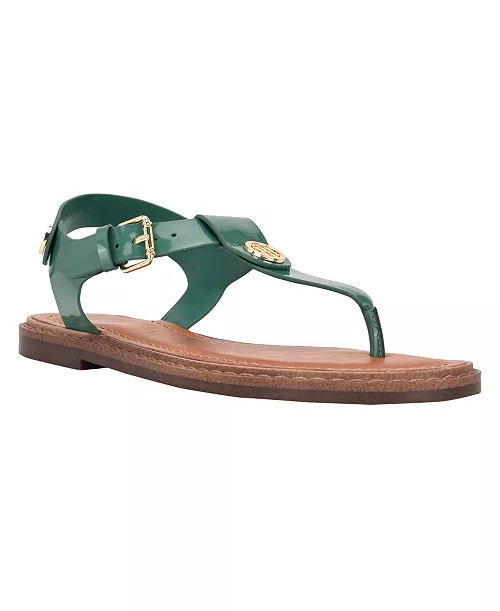Women's Bennia Flat Thong Sandals | Macy's