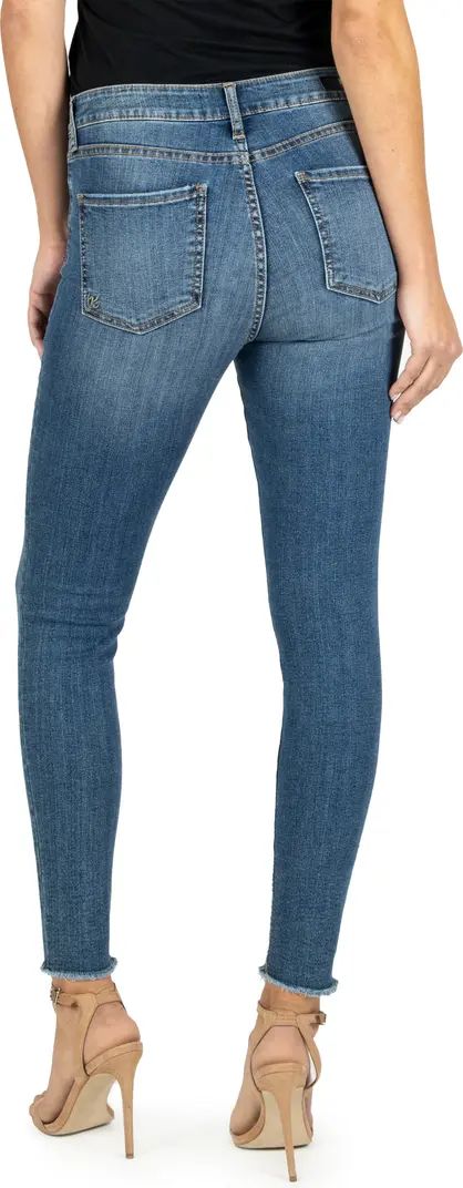 KUT from the Kloth Donna High Waist Ankle Skinny Jeans | Nordstrom | Nordstrom