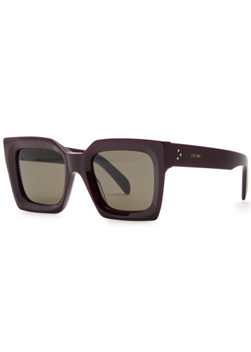 Triomphe square-frame sunglasses | Harvey Nichols