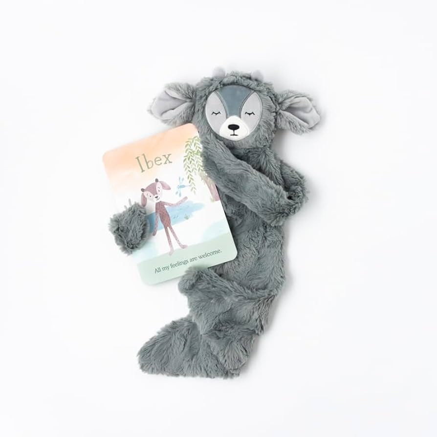 Slumberkins Ibex Snuggler & Affirmation Card Bundle | Promotes Emotional Courage, Resilience & Em... | Amazon (US)