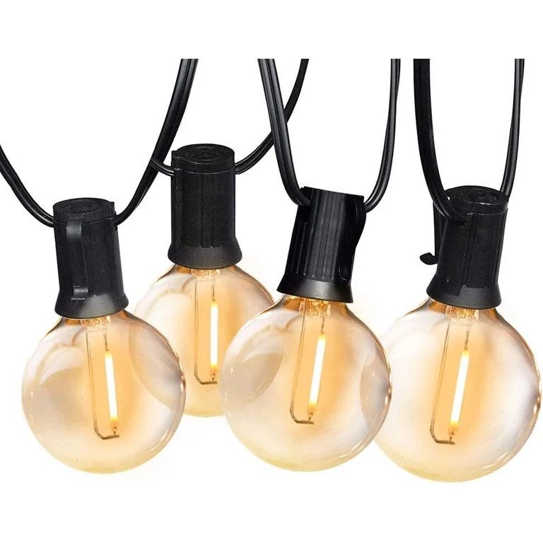 SUNTHIN Outdoor String Lights, 48FT Patio Lights with 25 G40 LED Bulbs(1 Spare), Outdoor String L... | Walmart (US)
