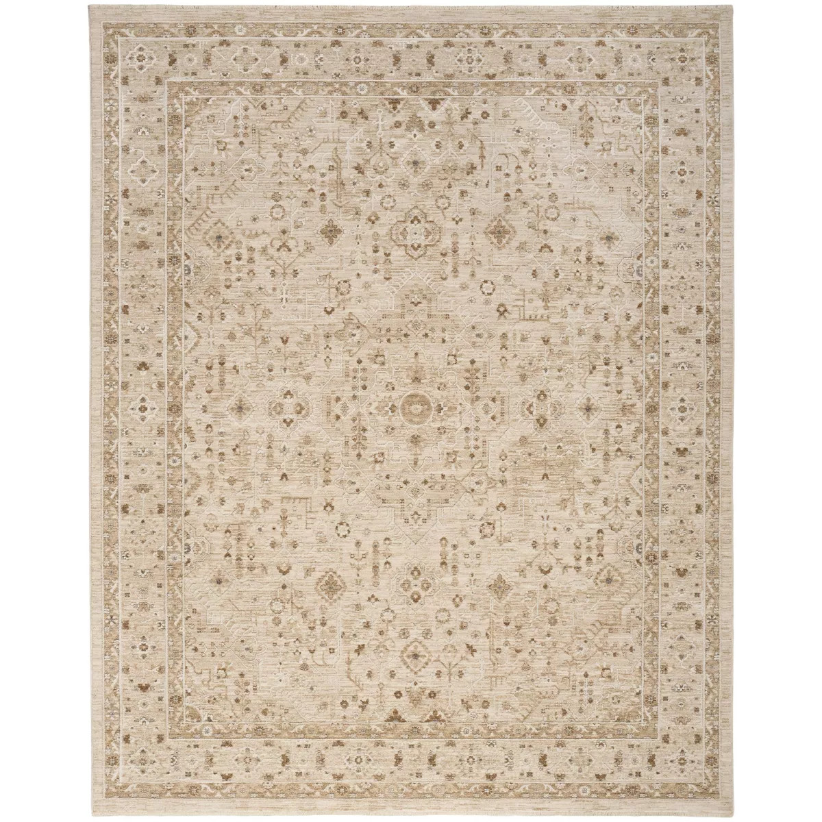 Nourison Harbor 5'3" x 7'6" Green Vintage Indoor Rug | Target