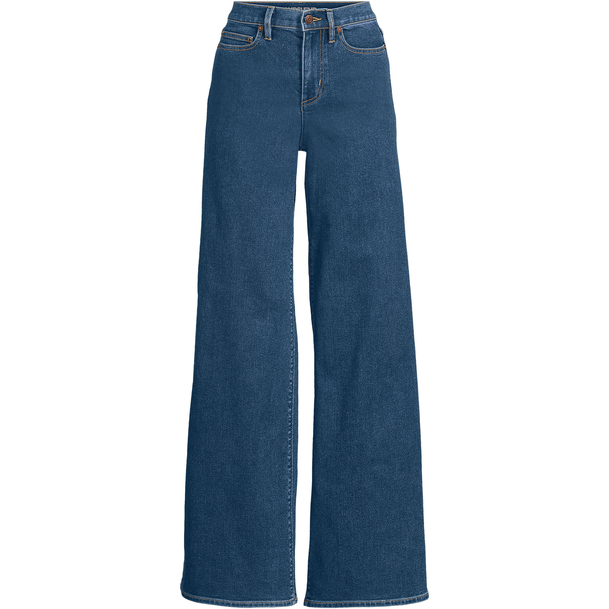 Women's Recover Denim High Rise Extra Wide Leg Jeans | Lands' End (US)